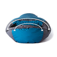 Sac de couchage mummy en duvet de canard 700FP, coupe différentielle, qualité OEM, pour camping et randonnée, vente en gros
