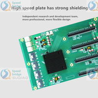 Nouvelle carte mère d'extension Micro-ATX intégrée pour serveur GPU IA PEX88096 2 Switches PCI-E 3.0 DDR4 Intel SATA 8 DIMM Faible Consommation