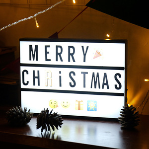 Led <b>Letter</b> Board A3 A4 A5 A6 Magnetic Acrylic Rectangle Decorative <b>Lighted</b> With Backlight For Birthday Minimalist Style - Product Image 3