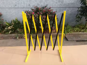 Custom Portable Crowd Temporary <b>Wheel</b> Traffic Road Safety Retractable Steel Barrier Aluminum Expandable Barrier - Product Image 4