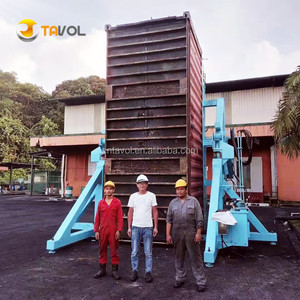 Sistema de inclinación de contenedores de 20 pies y 40 pies, basculante de contenedores de 20 pies/volquete de contenedores/volteador de contenedores para alimentos, chatarra de hierro, productos químicos - Product Image 5