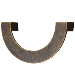 Manija Semicircular de 95mm de Distancia entre Orificios, de Aleación de Zinc en Bronce Antiguo para Puerta de Armario - Product Image 5