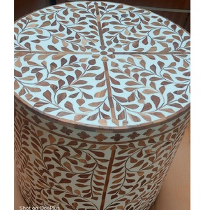 Ensemble luxueux de table basse en bois d'incrustation de résine de couleur personnalisée extensible à la main pour le bureau et le jardin Design durable direct - Product Image 1