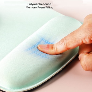 Custom Color Cartoon Logo Smooth Surface Ergonomic Memory Foam Mouse Pad with Wrist Rest and Anti-Slip Base for Office <b>Gaming</b> - Product Image 4