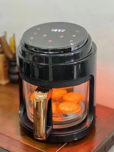 Friggitrice ad Aria Intelligente per Uso Domestico con Finestra Trasparente in Vetro, Senza Fumo e <span class=keywords><strong>Olio</strong></span>, per Pollo Fritto - Product Image 3