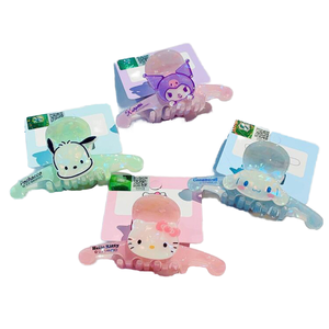 Pinza de Pelo Japonesa con Textura Linda, Diseño Tridimensional de Niña de Dibujos Animados, Accesorios para el Cabello de Niños de Sanrio, 5 cm, Dulce, para Fiestas, Venta al por Mayor - Product Image 1
