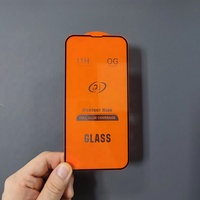 Pelindung Layar Kaca Tempered 21D Full Glue untuk Ponsel Samsung Mobile Infinix 9D X688 X650 Grosir 4 Vivo Y21 untuk Iphone 13 Pro