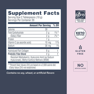 Poudre de Protéine de Collagène Marin de Poisson Hydrolysé OEM Marque Blanche avec Acide Hyaluronique et Vitamine C, Complément Blanchissant pour la Peau Adulte - Product Image 6