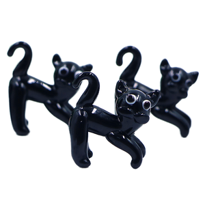 Figuras de Animales de Arte Popular en Vidrio Soplado a Mano para Regalos de Boda y Conmemorativos - Product Image 1