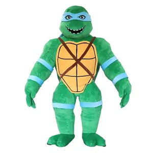 Funtoys <span class=keywords><strong>Tortue</strong></span> <span class=keywords><strong>Ninja</strong></span> géante gonflable Costume de mascotte personnalisé en peluche Muscle Green Warrior Movie Carnaval Cosplay <span class=keywords><strong>pour</strong></span> <span class=keywords><strong>adulte</strong></span> - Product Image 1