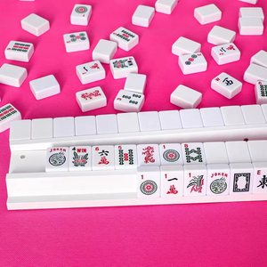 Regla de madera ondulada para Mahjong americano, ecológica, para juegos de interior - Product Image 4