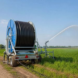 Machine d'irrigation à bobine automotrice entièrement automatique avec surveillance à distance, vitesses réglables (haute/basse), universelle pour l'agriculture - Product Image 3