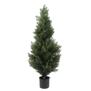 Trung Quốc Nhà Máy Tùy Chỉnh Nhà Máy Cây Cho Trong Nhà Ngoài Trời Trang Trí Nội Thất Nhựa Bonsai Cho Nhà Vườn Nhân Tạo Màu Xanh Lá Cây Tuyết Tùng Cypress Cây - Product Image 2