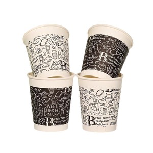 Disposable Paper Cups Thickened Hot Drink Cup Cylinder Shape Wedding Occasion Minimalist Style - Product Image 5