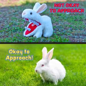 Peluche électronique Walker Monty <span class=keywords><strong>Python</strong></span> en forme de lapin, rembourrée en coton PP, avec de grands dents pointues, 31cm-50cm, unisexe, pour le plaisir en soirée, Vault - Product Image 6