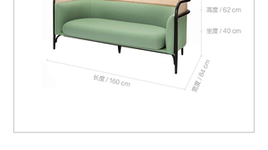 Sofá de ratán con nuevo diseño, soporte clásico de madera, <span class=keywords><strong>sin</strong></span> <span class=keywords><strong>respaldo</strong></span> - Product Image 5