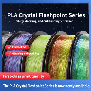 Filamento PLA Crystal Sparkle para Impresión 3D, 1 kg, 1.75 mm, para Bambu Lab y Creality, Brillante, Ecológico, para Impresión de Juguetes Infantiles - Product Image 2