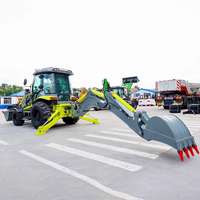 Nouvelle Mini-chargeuse-pelleteuse 4x4 de 8 tonnes avec moteur diesel CE EPA, Tracteur agricole et Excavatrice