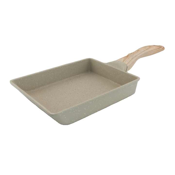 Rectangle Cast Iron Skillet Japanese Tamagoyaki Egg Pan