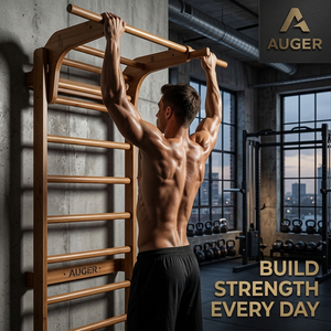 Spalliera Svedese in Legno per Palestra Domestica, Barre da Parete, Barra per Trazioni, Attrezzatura per Calisthenics e Fitness - Product Image 6