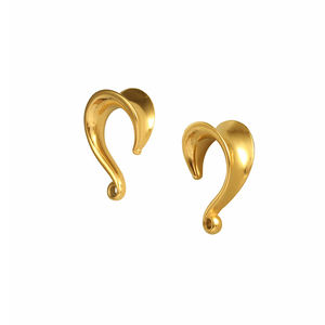 Ganci per <span class=keywords><strong>Piercing</strong></span> all'<span class=keywords><strong>Orecchio</strong></span> Personalizzati in <span class=keywords><strong>Acciaio</strong></span> Inox, Dilatatori con Pesi, Gioielli per il Corpo, Regalo per Matrimonio - Product Image 2