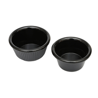 Ensemble de ramequins en mélamine durable pour sauces, trempettes, desserts et préparations culinaires, et petites coupelles à condiments réutilisables pour la maison et la restauration