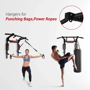 Barra de dominadas de alta resistencia ZYFIT para montaje en pared, estación de dominadas y paralelas para gimnasio en casa - Product Image 4