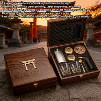 Ensemble de fumeur de whisky Torii japonais, ensemble d'outils de bar de luxe, coffret cadeau pour collaboration de marque, cadeau de fêtes, direct usine OEM