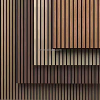 Panel Acústico de Pared Akupanel de MDF de Fácil Instalación, Ignífugo, Insonorizante, para Uso Doméstico, Decoración Elegante para Pared y Techo