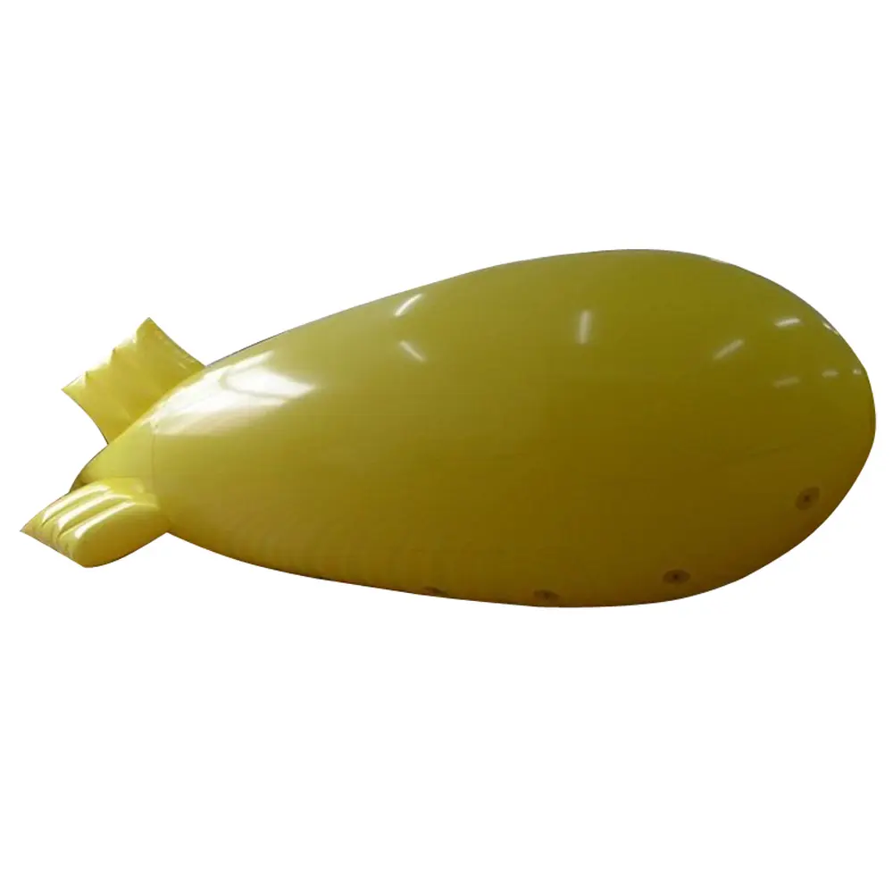 निर्माताओं प्रत्यक्ष पीवीसी विज्ञापन के लिए inflatable पीले ब्लींप