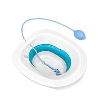 CE Médical, Cuvette de bain de siège en plastique pour soins post-partum, bain de siège pour adultes, équipement de sécurité pour la salle de bain, soins de maternité