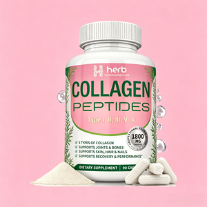 Cápsulas de Colágeno de Marca Privada ODM/OEM |   Suplemento de belleza con sabor a fresa |   Péptidos de Colágeno Hidrolizado para Mujeres y Hombres - Product Image 1