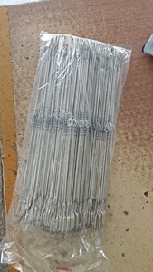 Hilo Guía de Acero Inoxidable Estañado de 13 Pulgadas, Marca YUNANG, Precio de Fábrica, 330 x 0.9 mm, 250 Piezas por Bolsa, Nuevo para Hilado - Product Image 4