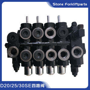 Vanne de commande directionnelle quatre voies Doosan Daewoo, 1 entrée, 315 bars, 100 L/min, pour chariot élévateur D20SE D30SE, ensemble de vanne hydraulique - Product Image 4