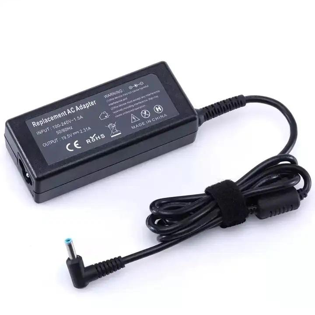 HK-HHT Genuine 65W Adapter Charger for Hp Elitebook 840 G4 G5 G6 4.5*3.0mm Blue Pin