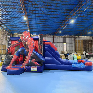 Jeux gonflables commerciaux HY, château gonflable, château de saut, château gonflable <span class=keywords><strong>Spider</strong></span>-<span class=keywords><strong>Man</strong></span> avec toboggan - Product Image 3