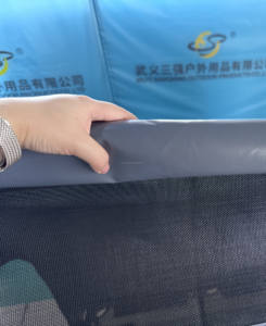 Tienda de campaña impermeable para perros al aire libre, tienda de playa rectangular elevada con sombra, casa de perro interior empaquetada en cartón - Product Image 5