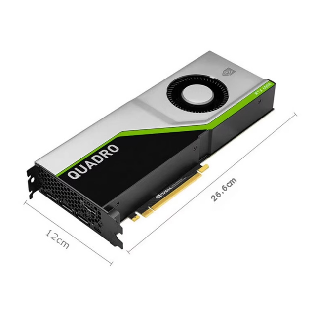 For NVIDIA Quadro RTX 6000 Graphics Card 24GB GDDR6 4608 CUDA Cores Ray Tracing Professional Workstation GPU