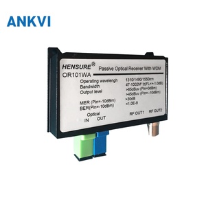 Receptor Óptico FTTH CATV HS-OR101WA 1310 1490 1550nm con WDM, Entrada de 0dBm, Salida de 65dBμV, SC APC, Nodo Mini de un Solo Puerto - Product Image 2