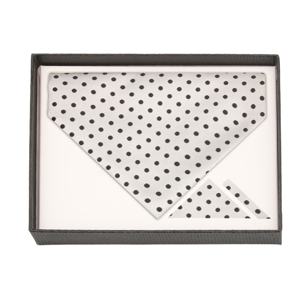 LGLJ19-WHITE AND BLACK DOT