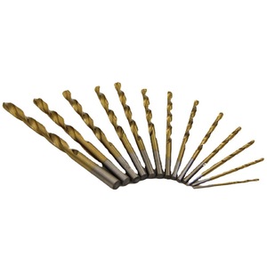 Mr <b>Drill</b> Twist <b>Drill</b> <b>Bit</b> Set 170Pcs Titanium Plated Gold Finish Metal Drilling Straight Shank - Product Image 5