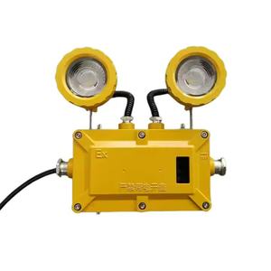 Vente chaude <span class=keywords><strong>ATEX</strong></span> 2*3w Ip66 extérieur LED <span class=keywords><strong>lampe</strong></span> de secours <span class=keywords><strong>Rechargeable</strong></span> antidéflagrante étanche à l'eau double spots - Product Image 2