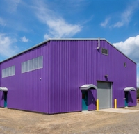 Nave Industrial Personalizada con Estructura de Acero PEB, Almacén de Acero a Medida, Galpón Metálico