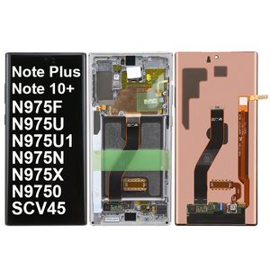 Siêu AMOLED TFT thay thế một phần lắp ráp gốc note10 + Màn hình cảm ứng khung hiển thị lưu ý 10 cộng với <span class=keywords><strong>LCD</strong></span> cho Samsung n975f/DS - Product Image 1
