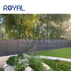 Panel de privacidad de valla de listón de aluminio con recubrimiento en polvo residencial moderno personalizado para reventa - Product Image 3