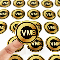Signes Marque Étiquette Badge Auto-adhésif Impression Autocollant Personnalisé Cercle Rond Epoxy Autocollant
