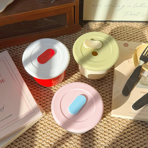 Taza de Café de Porcelana Personalizada, Taza de Viaje de Cerámica a Prueba de Fugas con Tapa - Product Image 4