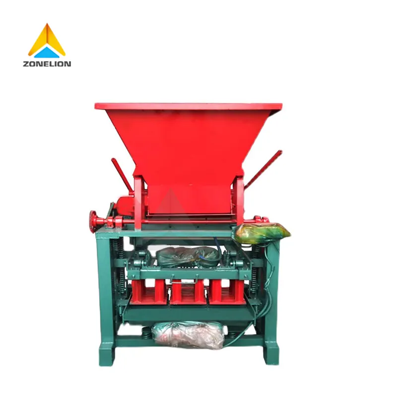 Chất lượng cao Fly Ash gạch Máy QT4-25 tự động Khối Máy làm để làm cho khối bê tông