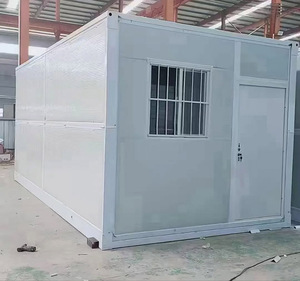 บ้านตู้คอนเทนเนอร์ขนาดเล็กพับได้40ft ประตูบ้านสำเร็จรูปแบบพับเก็บได้ - Product Image 3