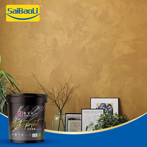 Vente chaude Velours Effet Art Peinture Décoration Intérieure Velours Peinture Murale Métallique Paillettes Peinture Murale Intérieure - Product Image 1